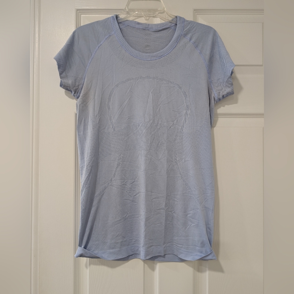 Lululemon light Blue Women's Top swifley tech